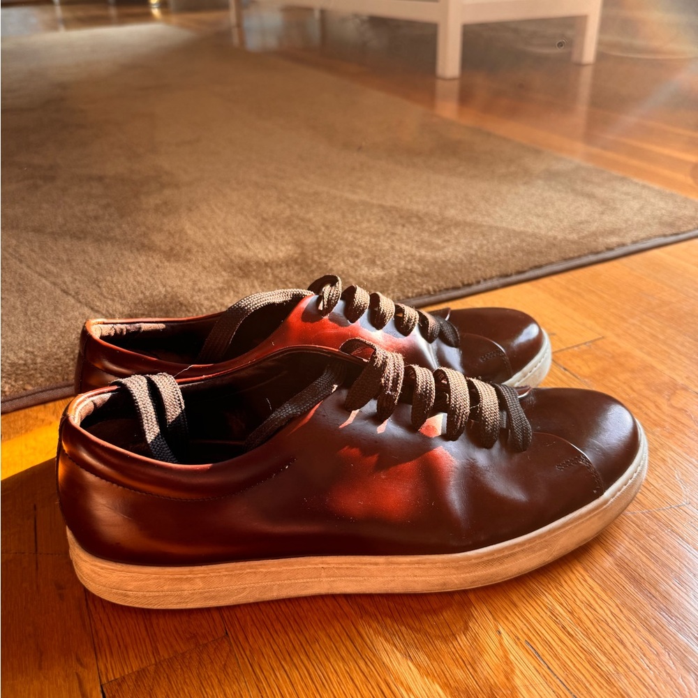 Prada Men's luxury leather sneakers
